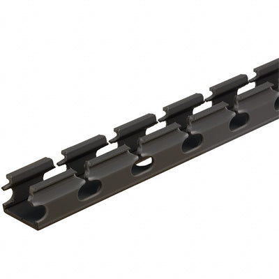 G.5X.5LG6 by Panduit Corp - WIRE DUCT SLOTTED SCREW 6' GRAY
