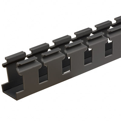 G.5X1LG6 by Panduit Corp - WIRE DUCT SLOTTED SCREW 6' GRAY