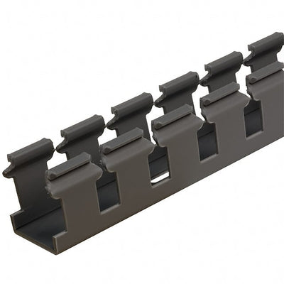 G.75X1LG6 by Panduit Corp - WIRE DUCT SLOTTED SCREW 6' GRAY