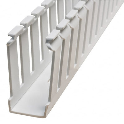 G.5X2WH6 by Panduit Corp - WIRE DUCT SLOTTED SCREW 6' WHITE