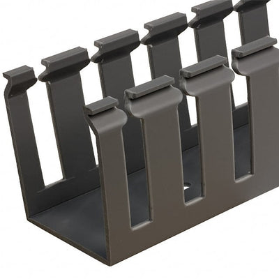 G1.5X2LG6 by Panduit Corp - WIRE DUCT SLOTTED SCREW 6' GRAY