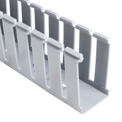 G1.5X3LG6 by Panduit Corp - WIRE DUCT SLOTTED SCREW 6' GRAY