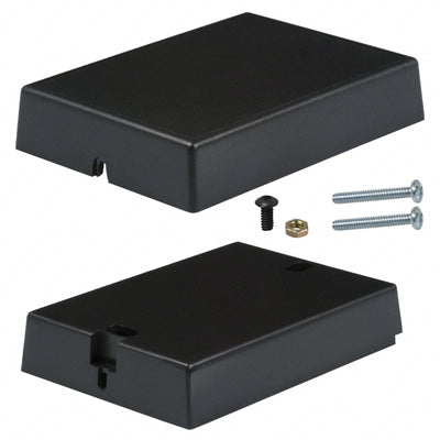 G10,BK by Serpac - BOX ABS BLACK 4.380""L X 3.250""W