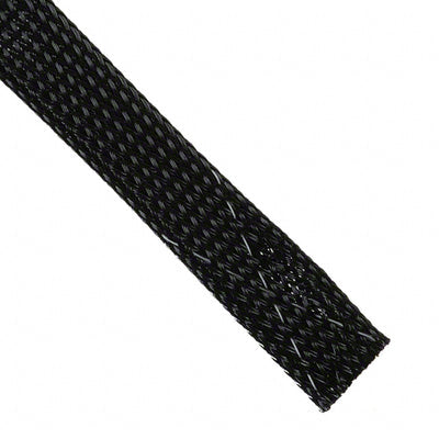 G120NF12 BK002 by Alpha Wire - EXPAND SLEEV 1/4""X500' BLK/WHT