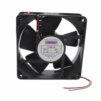 G1238E12B-FSR-CC by Mechatronics Fan Group - FAN AXIAL 120X38MM 12VDC WIRE