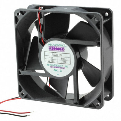 G1238E12B1-FSR-WS-EM by Mechatronics Fan Group - FAN AXIAL 119X38MM 12VDC WIRE