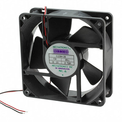 G1238H12B-FSR by Mechatronics Fan Group - FAN AXIAL 119X38MM 12VDC WIRE