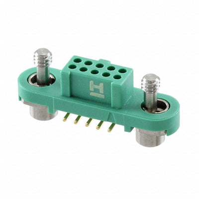 G125-FS11005F1P by Harwin Inc. - CONNECTOR RECPT 10POS 0.049 GOLD SMD
