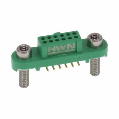 G125-FS11205F3P by Harwin Inc. - CONNECTOR RECPT 12POS 0.049 GOLD SMD