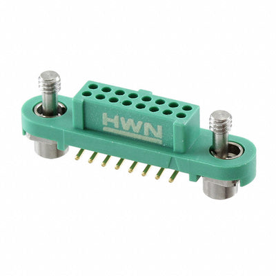G125-FS11605F1P by Harwin Inc. - CONNECTOR RECPT 16POS 0.049 GOLD SMD