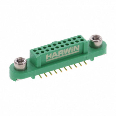 G125-FS12005F2P by Harwin Inc. - CONNECTOR RECPT 20POS 0.049 GOLD SMD
