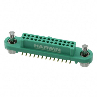 G125-FS12605F1P by Harwin Inc. - CONNECTOR RECPT 26POS 0.049 GOLD SMD