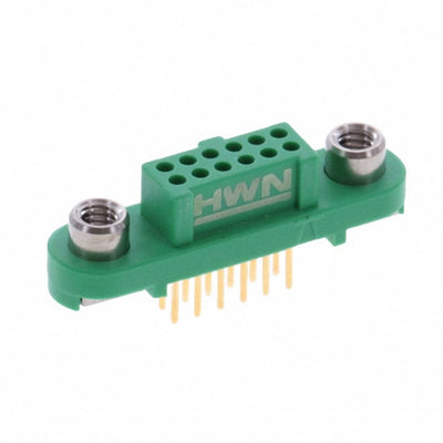 G125-FV11205F2P by Harwin Inc. - CONNECTOR RECPT 12POS 0.049 GOLD PCB