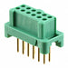 G125-FV11205L0P by Harwin Inc. - CONNECTOR RECPT 12POS 0.049 GOLD PCB