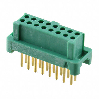 G125-FV11605L0P by Harwin Inc. - CONNECTOR RECPT 16POS 0.049 GOLD PCB