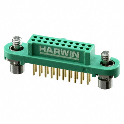 G125-FV12005F1P by Harwin Inc. - CONNECTOR RECPT 20POS 0.049 GOLD PCB