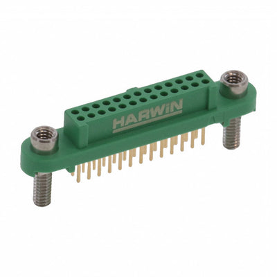 G125-FV12605F3P by Harwin Inc. - CONNECTOR RECPT 26POS 0.049 GOLD PCB