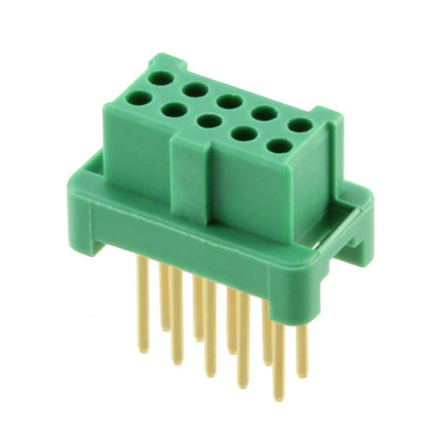 G125-FV21005L0R by Harwin Inc. - CONNECTOR RECPT 10POS 0.049 GOLD PCB