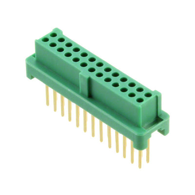 G125-FV22605L0P by Harwin Inc. - CONNECTOR RECPT 26POS 0.049 GOLD PCB