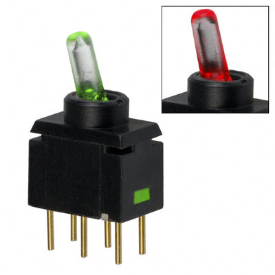 G12JPCF by NKK Switches - SWITCH TOGGLE SPDT 0.4VA 28V