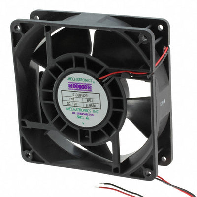 G1338S12B-FSR by Mechatronics Fan Group - FAN AXIAL 127X38MM 12VDC WIRE