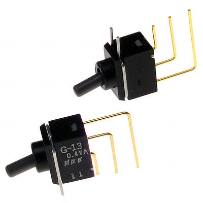 G13AV by NKK Switches - SWITCH TOGGLE SPDT 0.4VA 28V