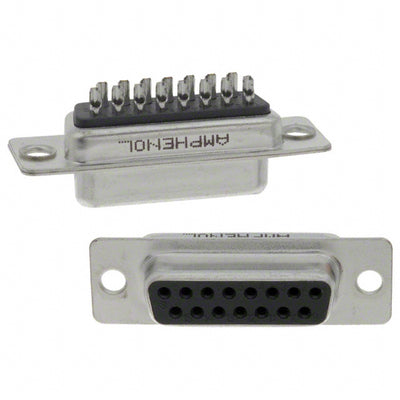 G17S1500110EU by Amphenol ICC (Commercial Products) - CONNECTOR D-SUB RCPT 15POS SLDR CUP