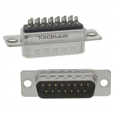 G17S1510110EU by Amphenol ICC (Commercial Products) - CONNECTOR D-SUB PLUG 15POS SLDR CUP