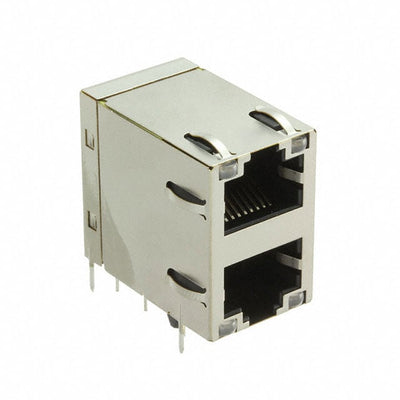 G23-21YR-112 by Bel Fuse Inc. - CONNECTOR JACK 2PORT 10G BASE-T PCB