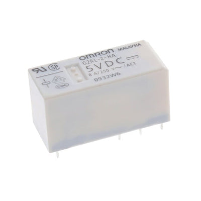 G2RL-2-HA DC5 by Omron Electronics Inc-EMC Div - RELAY GEN PURPOSE DPDT 8A 5V