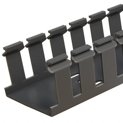 G2X1.5LG6 by Panduit Corp - WIRE DUCT SLOTTED SCREW 6' GRAY