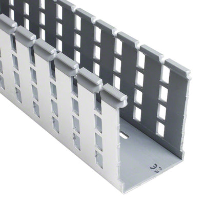 G2X3LG6EMI by Panduit Corp - WIRE DUCT SLOTTED SCREW 6' GRAY