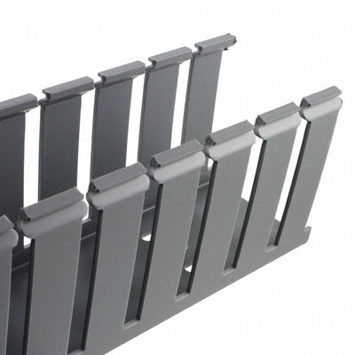 G2X3LG6 by Panduit Corp - WIRE DUCT SLOTTED SCREW 6' GRAY