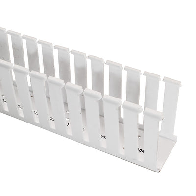 G1.5X4WH6 by Panduit Corp - WIRE DUCT SLOTTED SCREW 6' WHITE