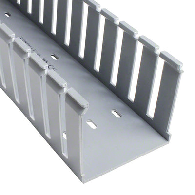 G2.5X3LG6 by Panduit Corp - WIRE DUCT SLOTTED SCREW 6' GRAY