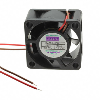 G4020H05B-RSR by Mechatronics Fan Group - FAN AXIAL 40X20MM BALL 5VDC WIRE