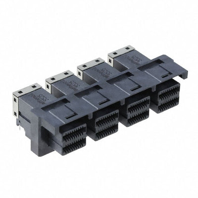G40H13331HR by Amphenol ICC (Commercial Products) - CONNECTOR MINI HD SAS RCP 1X4 108P RA