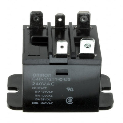 G4B-112T1-C-US-AC240 by Omron Electronics Inc-EMC Div - RELAY GEN PURPOSE SPDT 15A 240V