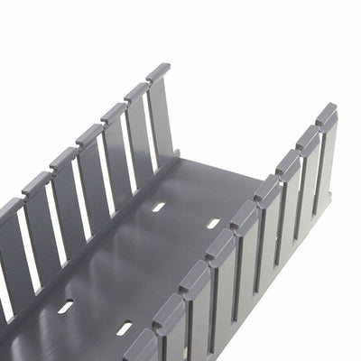 G4X3LG6 by Panduit Corp - WIRE DUCT SLOTTED SCREW 6' GRAY