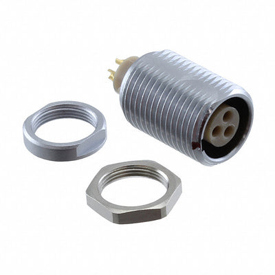 G51L0C-P03LPH0-0000 by ODU - CONNECTOR RECPT FMALE 3P GOLD SLDR CUP