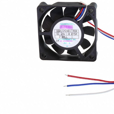 G6015M24B1-AGR-EM by Mechatronics Fan Group - FAN AXIAL 60X15.3MM 24VDC WIRE