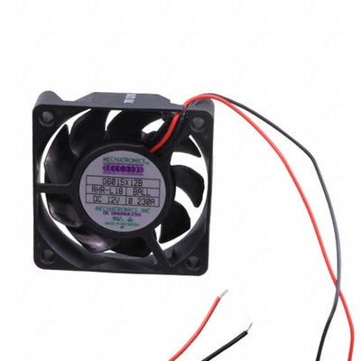 G6015X12B-RHR-L18 by Mechatronics Fan Group - FAN AXIAL 60X15MM 12VDC WIRE