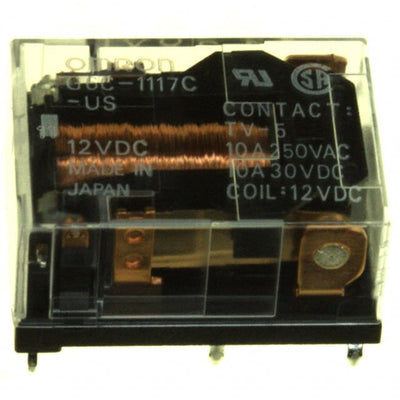 G6C-1117C-US-DC12 by Omron Electronics Inc-EMC Div - RELAY GEN PURPOSE SPST 10A 12V