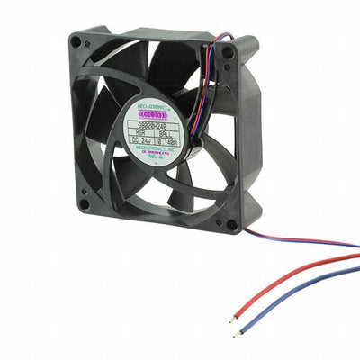 G8020M24B-RSR by Mechatronics Fan Group - FAN AXIAL 80X20.8MM 24VDC WIRE