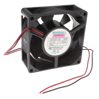 G8032E12B-RSR-GB by Mechatronics Fan Group - FAN AXIAL 80X32MM 12VDC WIRE
