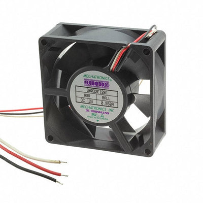 G8032X12B1-RSR-TTL by Mechatronics Fan Group - FAN AXIAL 80X32MM 12VDC WIRE