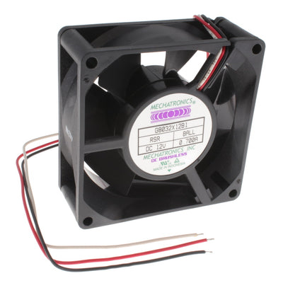 G8032X12B1-RSR by Mechatronics Fan Group - FAN AXIAL 80X32MM 12VDC WIRE