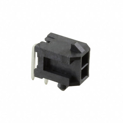 G881A02001TEU by Amphenol ICC (Commercial Products) - CONNECTOR HEADER R/A 2POS