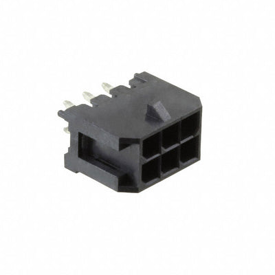 G881A06102TEU by Amphenol ICC (Commercial Products) - CONNECTOR HEADER VERT 6POS 3MM