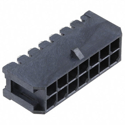 G881A14001TEU by Amphenol ICC (Commercial Products) - CONNECTOR HEADER R/A 14POS 3MM